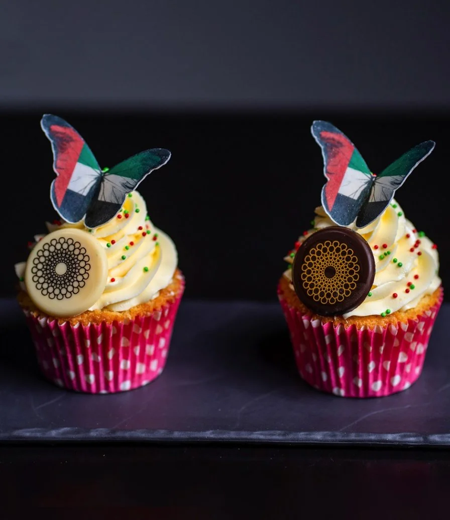 National Day Butterfly Cupcake By Bloomsbury's
