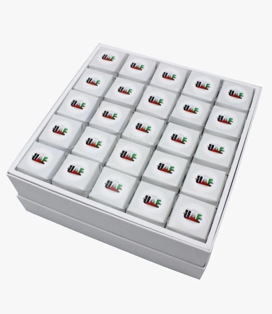National Day Double Layer Chocolate Box - 1kg - Pack of 10 Boxes By Le Chocolatier