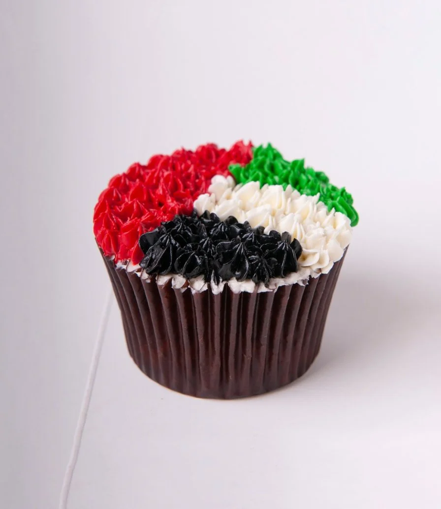 National Day Flag Cupcakes by Bloomsbury's 