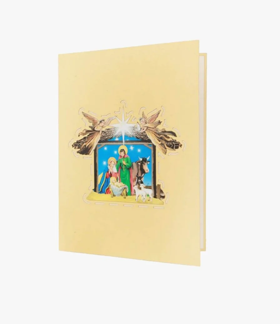 Nativity 3D Card by Abra Cards