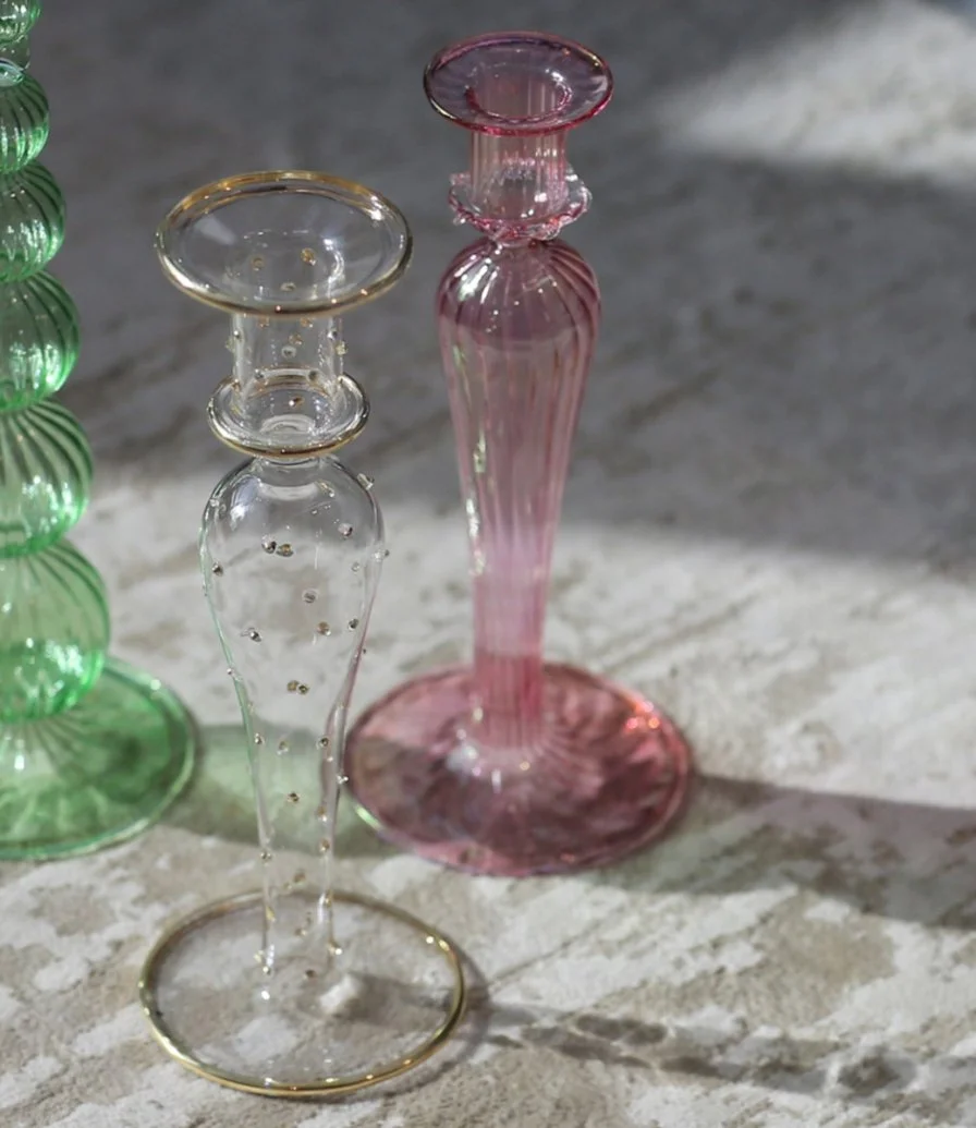 Neith Glass Candle Holder By Silsal