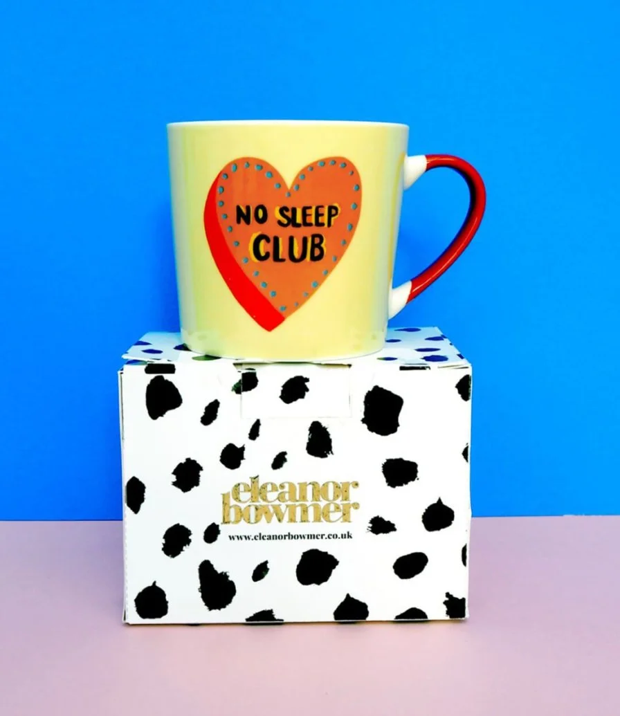 No Sleep Club Mug by  Eleanor Bowmer