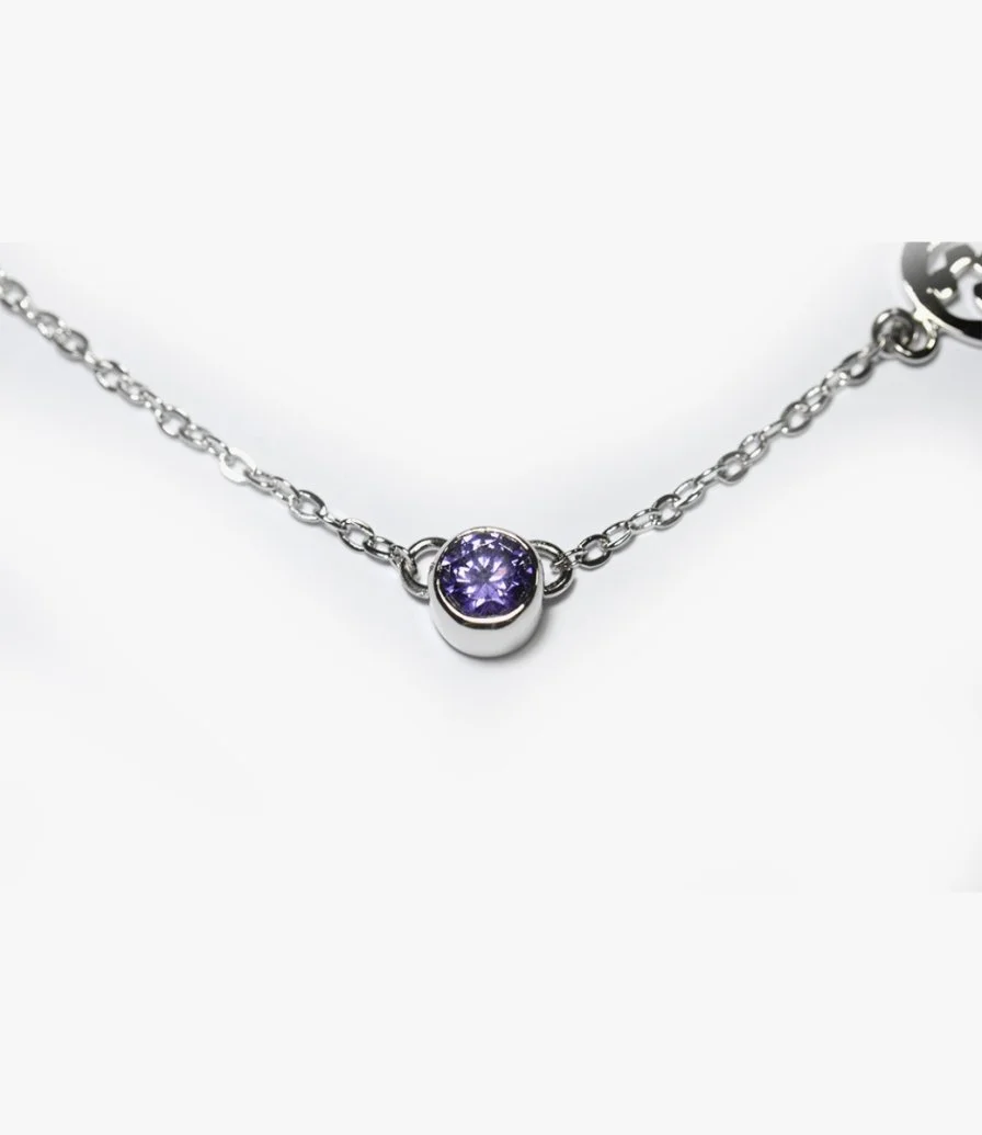  Name & Stone Customized Necklace