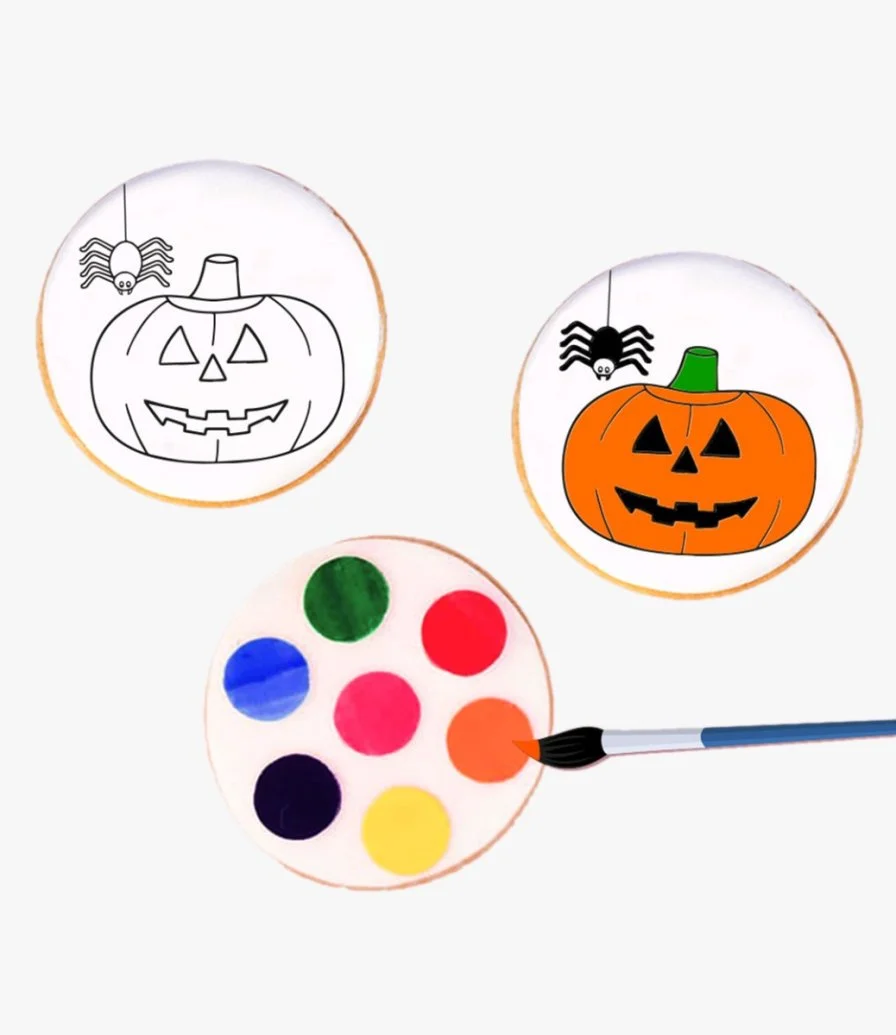 Paint Your Own Pumpkin Cookie Set by Sugarmoo