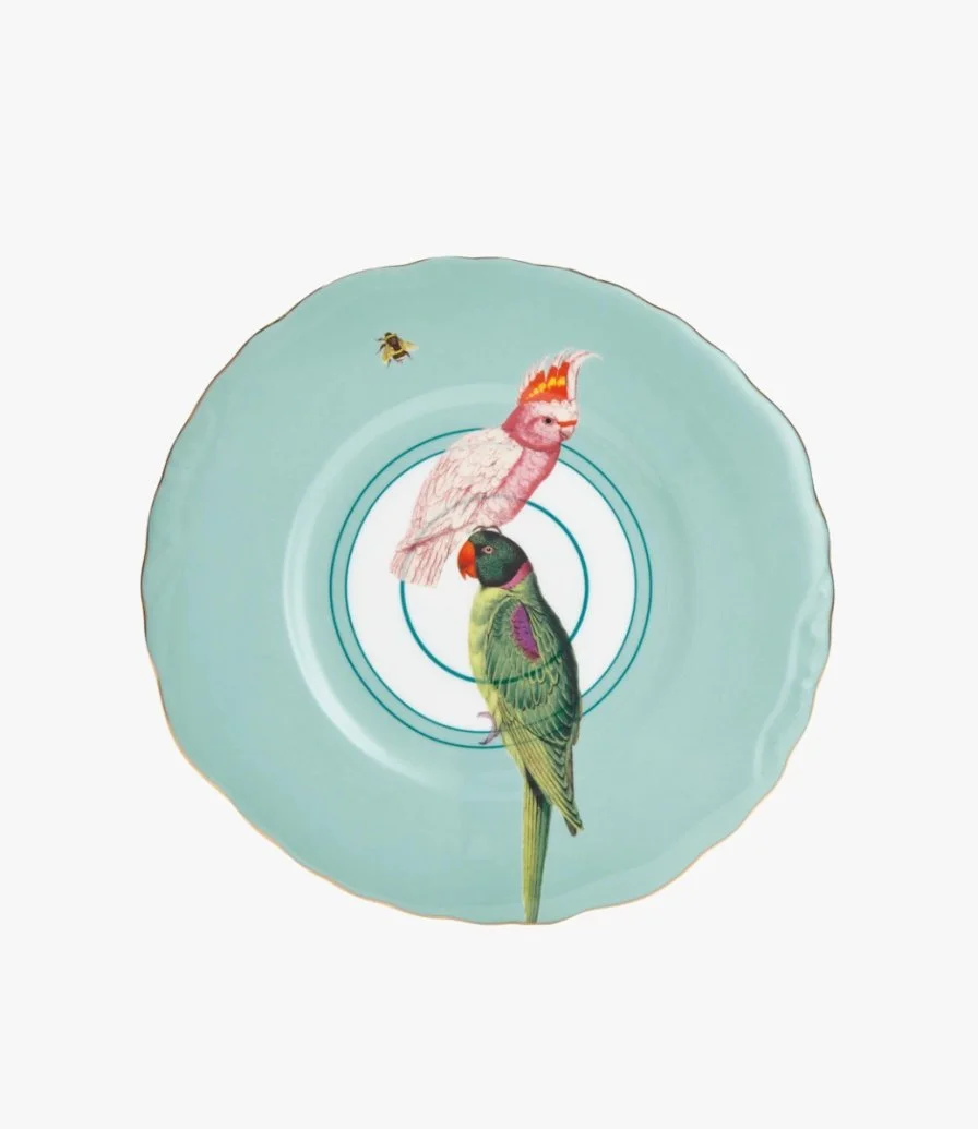 Parrot Plate by Yvonne Ellen
