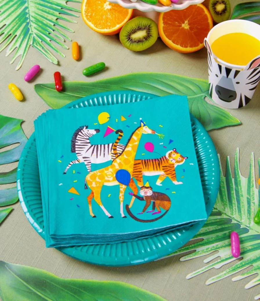 Party Animals Paper Plates 8pc Pack by Talking Tables