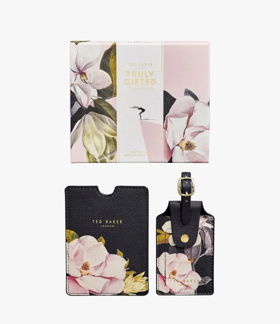 Passport Holder & Luggage Tag by Ted Baker