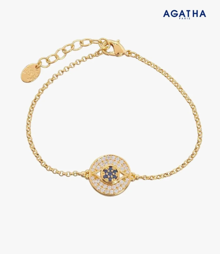 Paved Eye Bracelet by Agatha