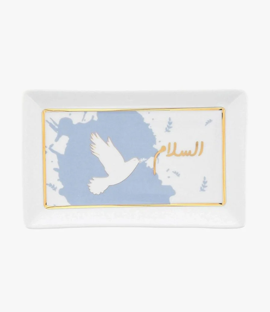 Peace Catchall Tray by Silsal