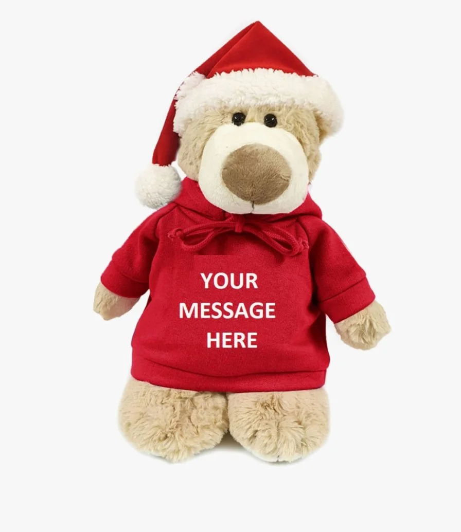 Personalised Christmas Mascot Bear