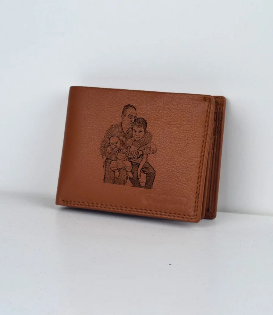 Personalized Sketch Photo Wallet