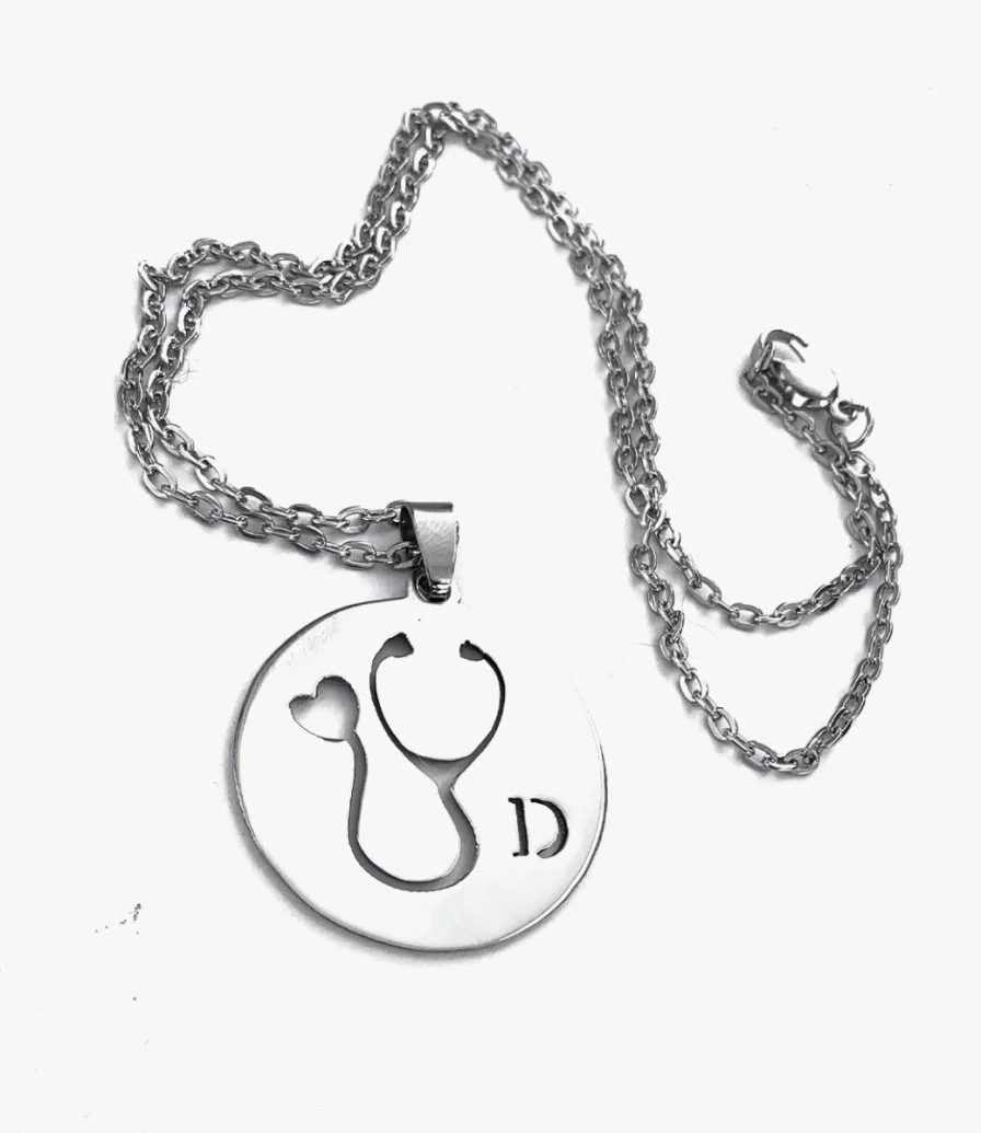 Personalized You Are My Heart Doctor Necklace