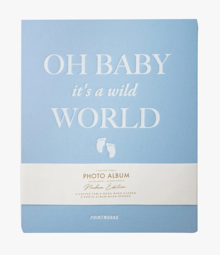 Photo Album - Baby It's A Wild World (blue)