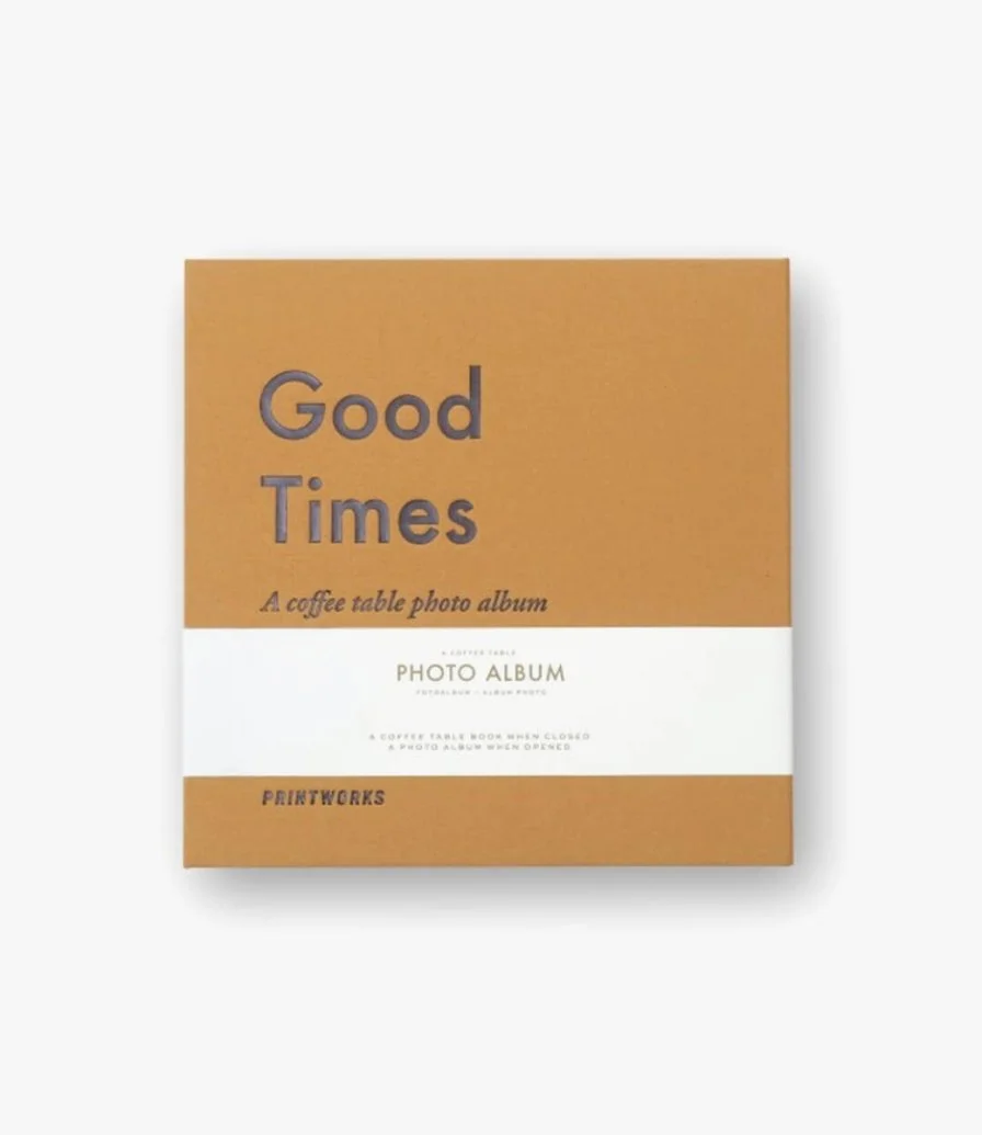 Orange Good Times  Photo Album by Printworks