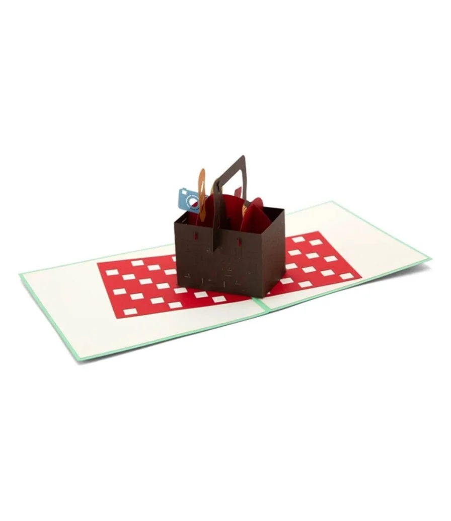 Picnic Basket - 3D Pop up Card By Abra Cards