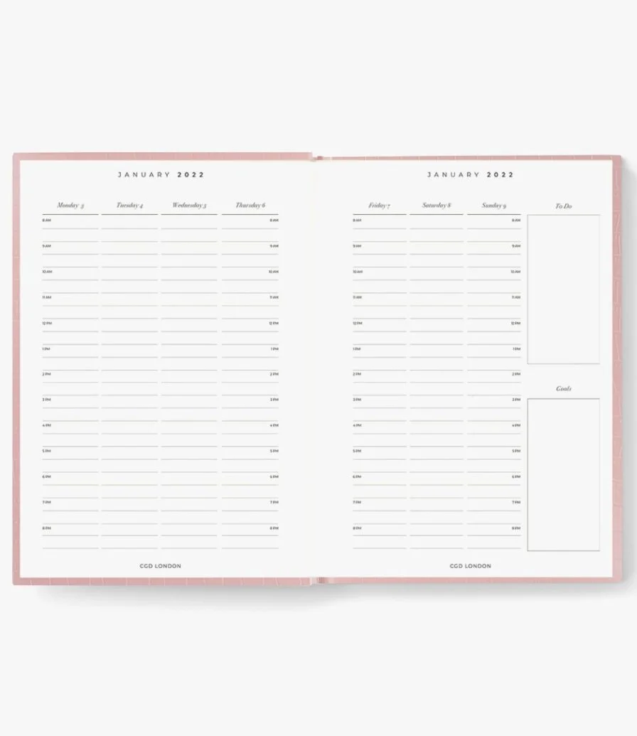 Pink Croc Mid Year Diary By Career Girl London