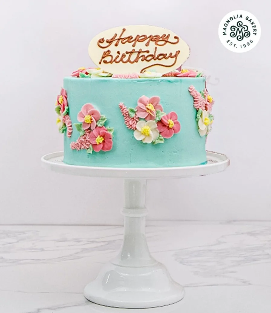 Pink Flower Cake by Magnolia Bakery