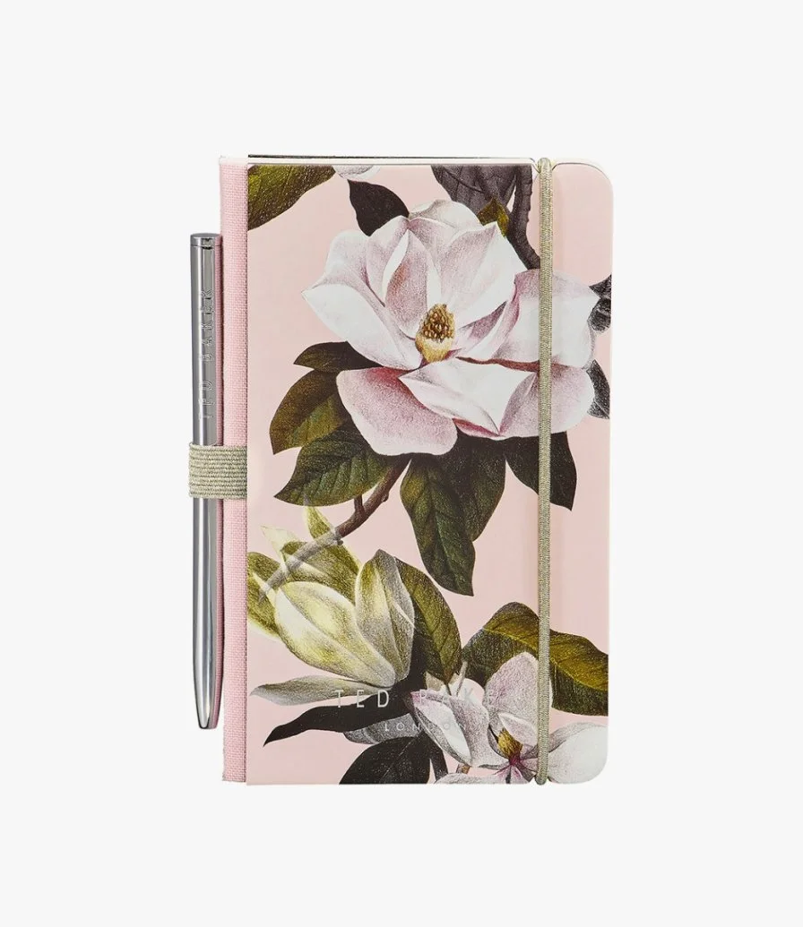 Pink Opal Mini Notebook and Pen by Ted Baker