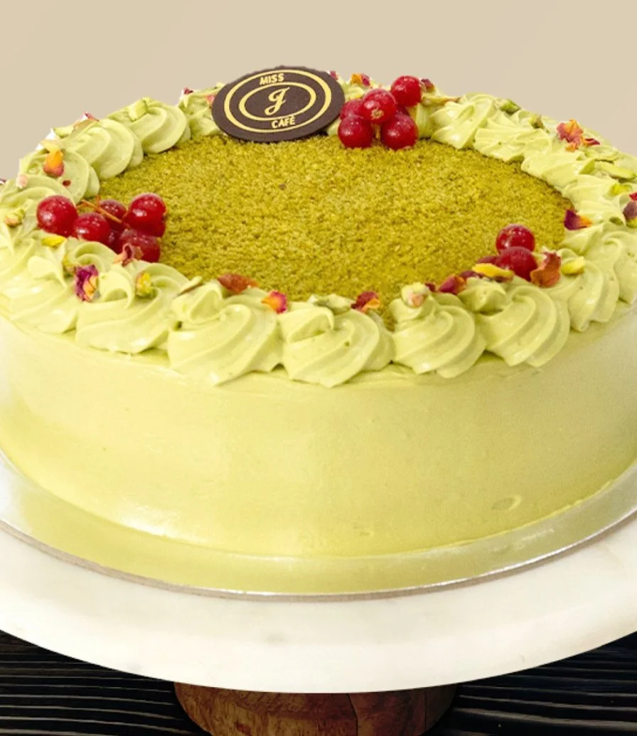 Pistachio Cake by Miss J Cafe