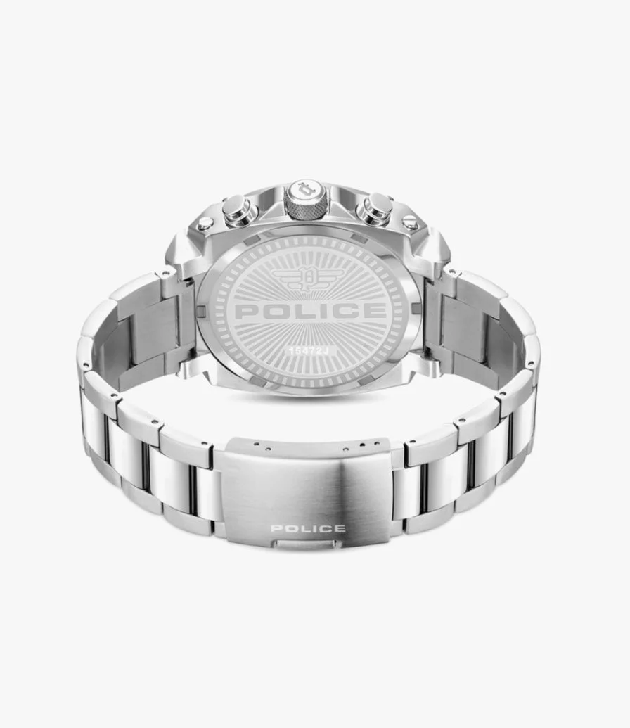 Police Norwood Silver Watch for Men