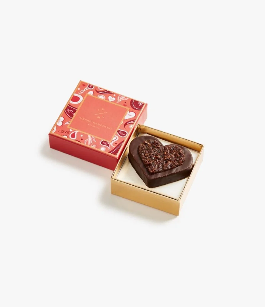 Praliné Heart Chocolate Box