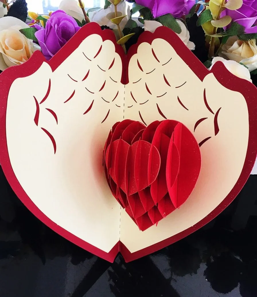 Love & Blessings 3D Greeting Card