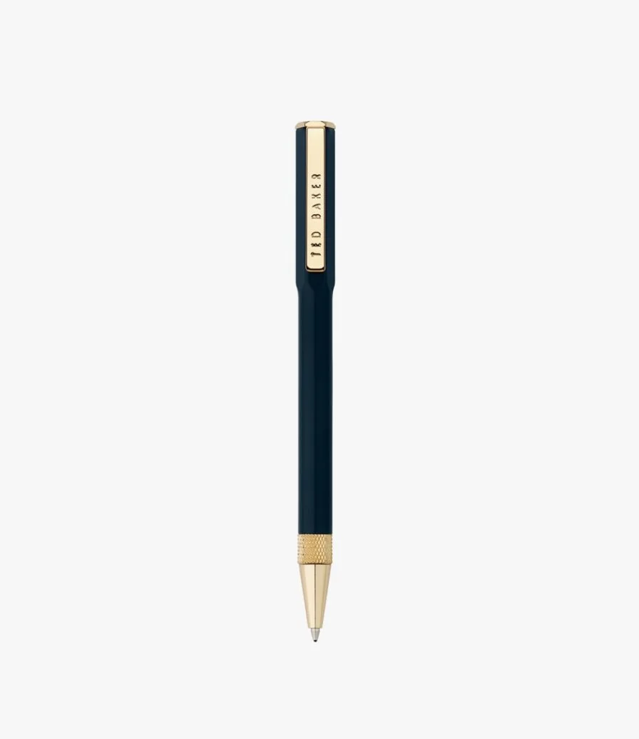 قلم برأس كروي ازرق من تيد بيكر