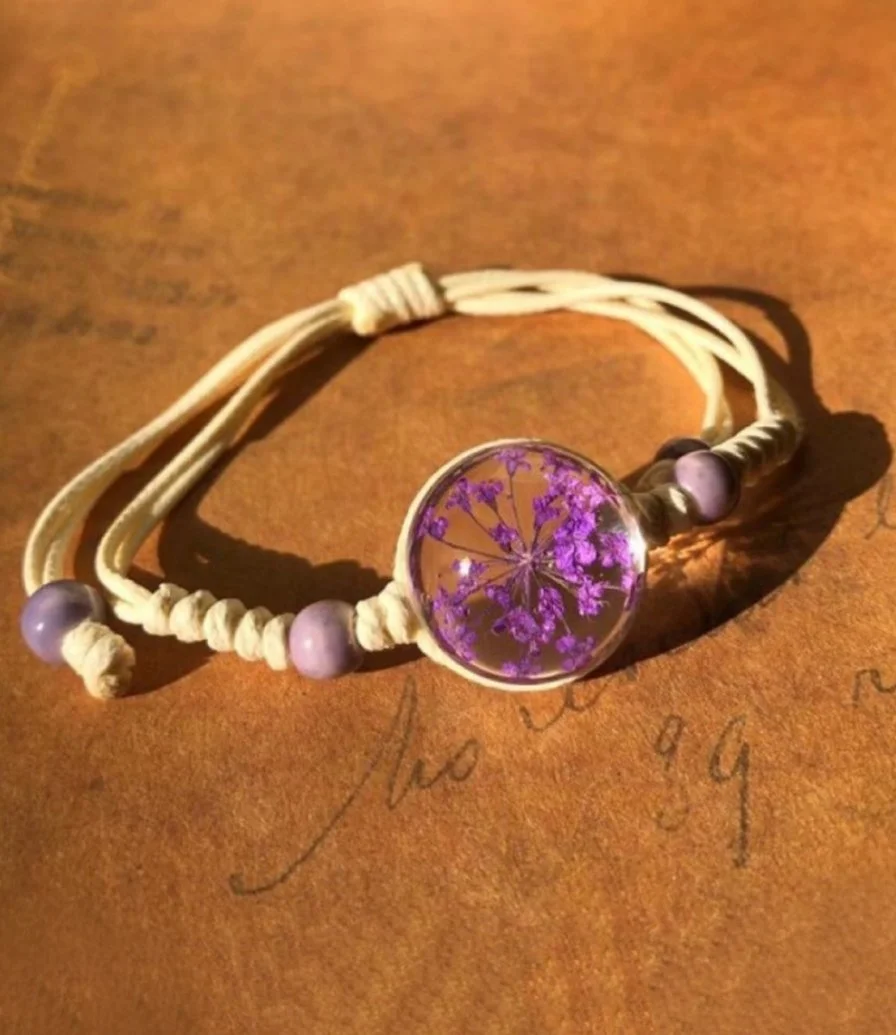 Purple Bracelet by La Flor 
