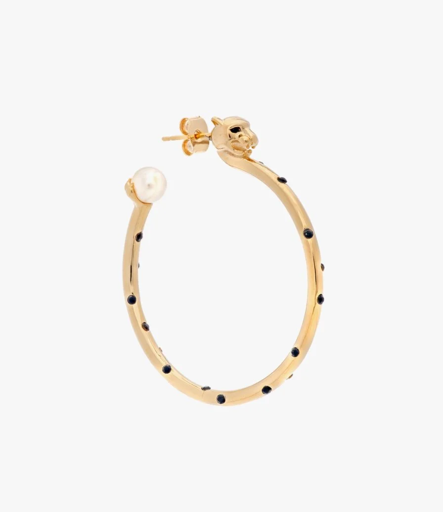 Queen Sheba Hoops - Gold By Lily & Rose