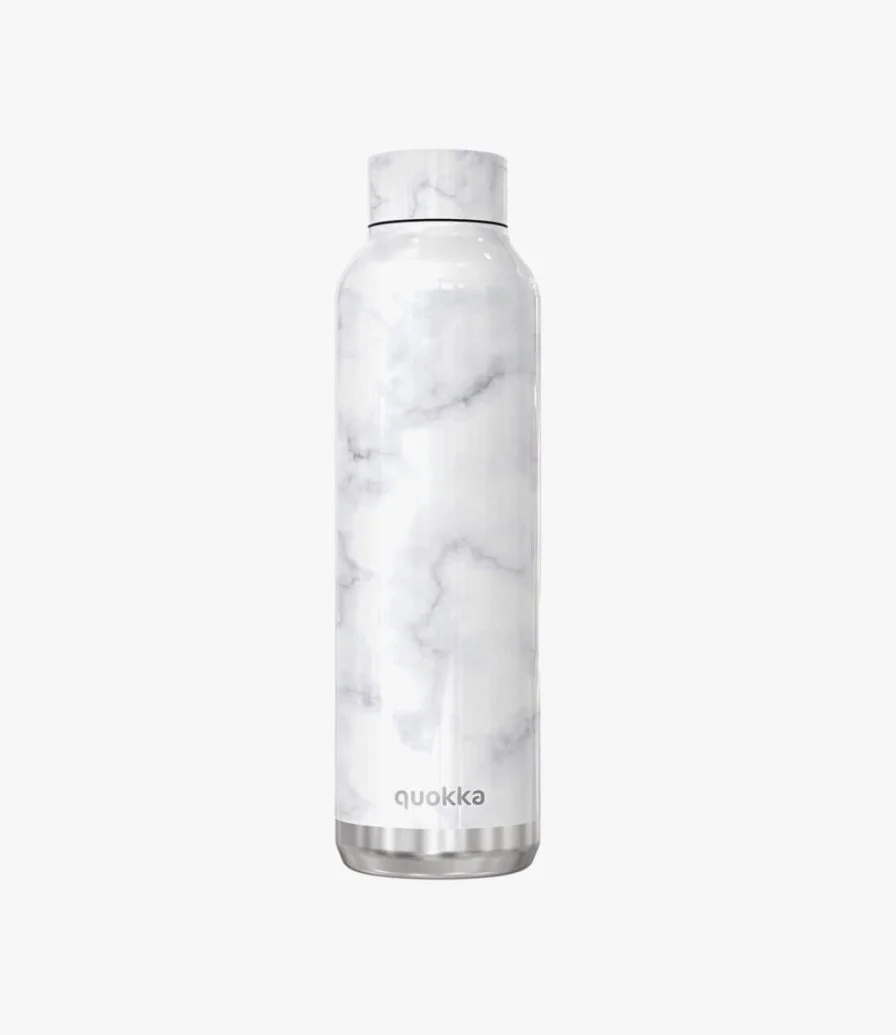 Quokka Stainless Steel Bottle Solid Marble 630 Ml