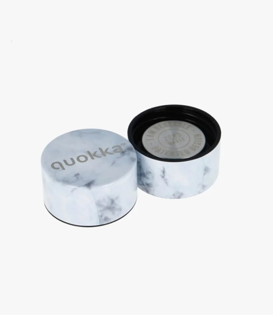 Quokka Stainless Steel Bottle Solid Marble 630 Ml