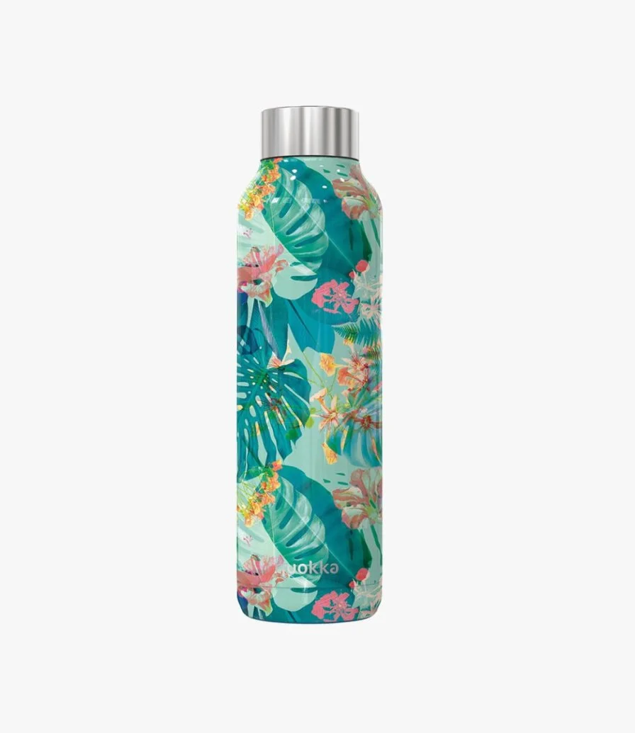 Quokka Stainless Steel Bottle Solid Tropical 630 Ml