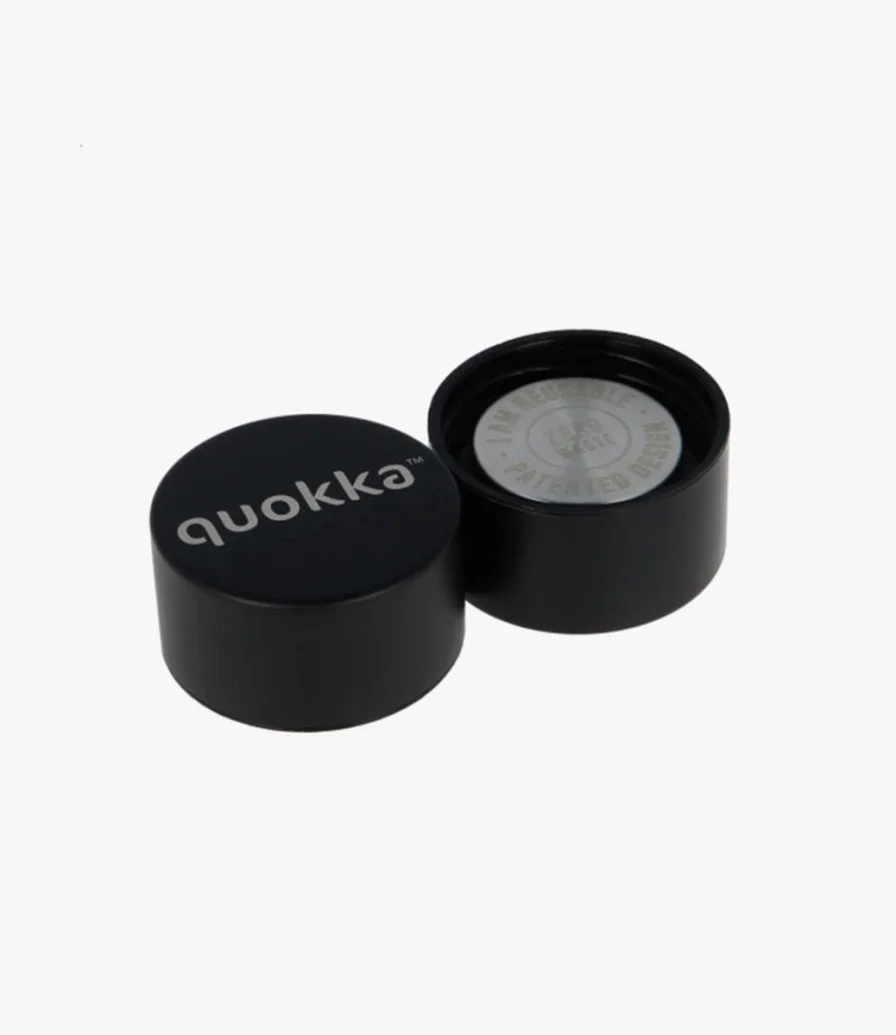 Quokka Thermal Ss Bottle Solid Jet Black 850 Ml              