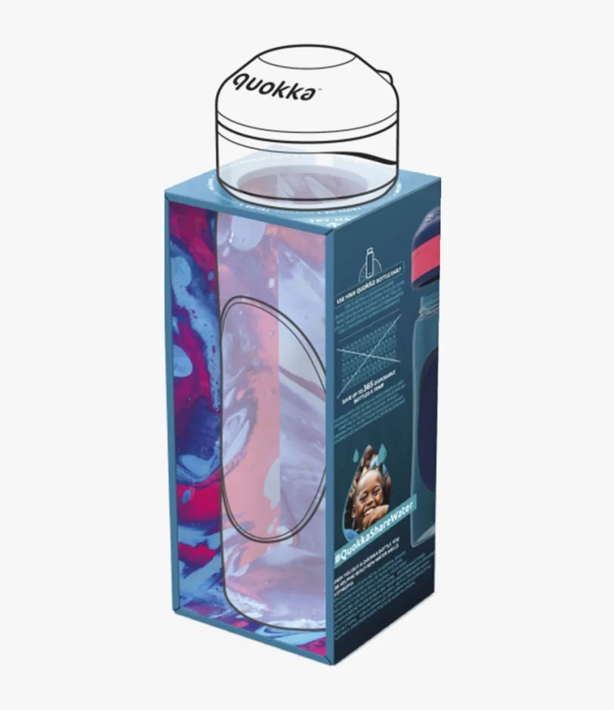 Quokka Tritan Bottle Splash Aqua Violet 730 ml