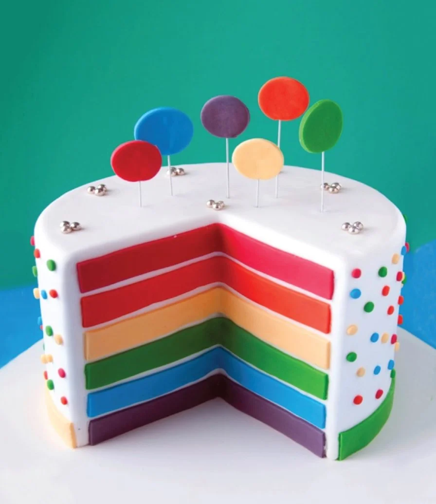 Rainbow Cake by Bloomsbury's 