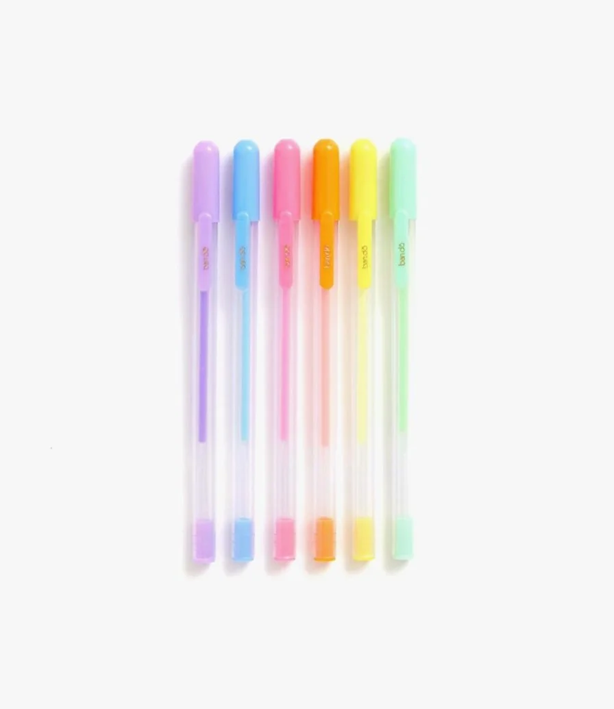 مجموعة أقلام جيل بألوان الطيف من باندو
