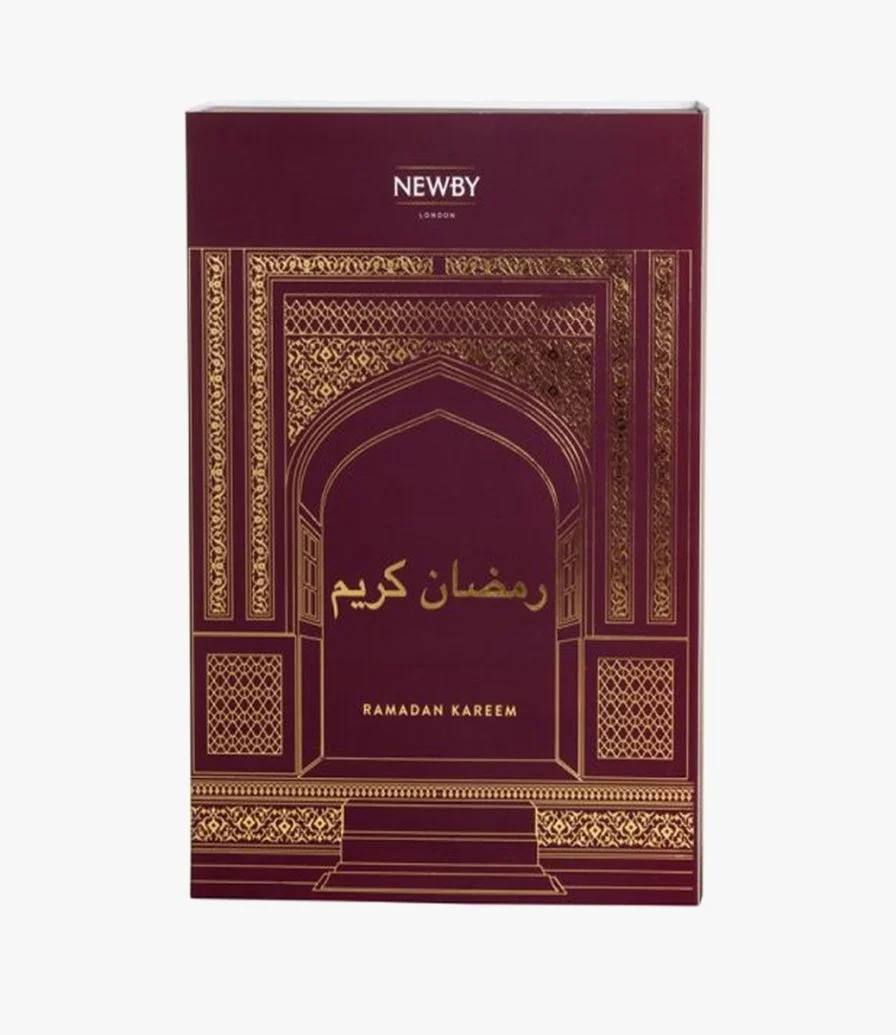 Ramadan Kareem Calendar Box Burgundy (Teabag Selection)