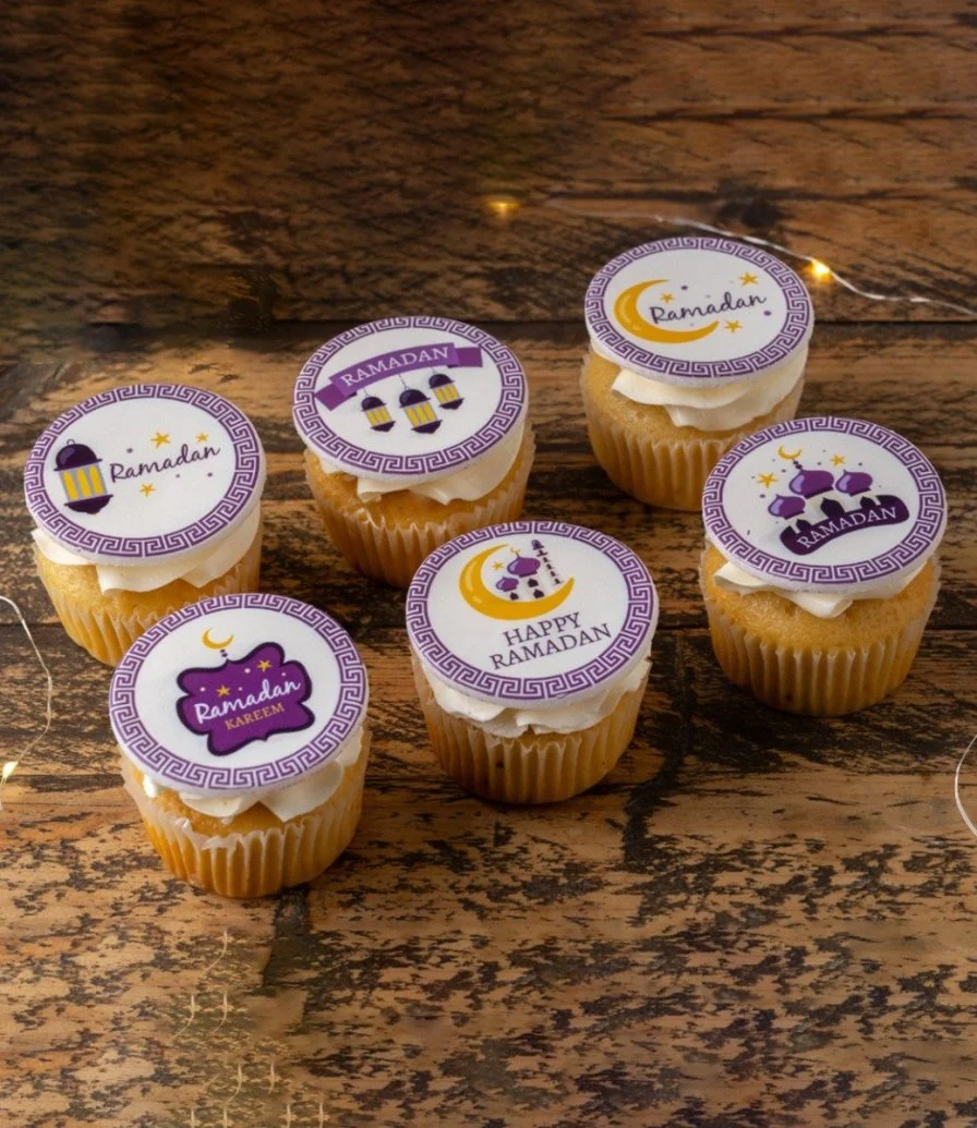 Ramadan Printed Cupcakes 6pcs by Cake Social