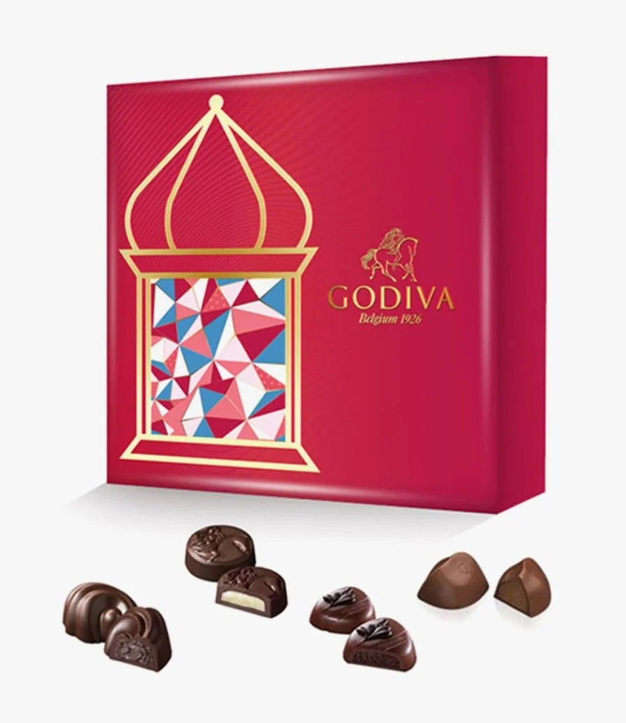 Ramadan Rigid Chocolate Box 35 pcs by Godiva