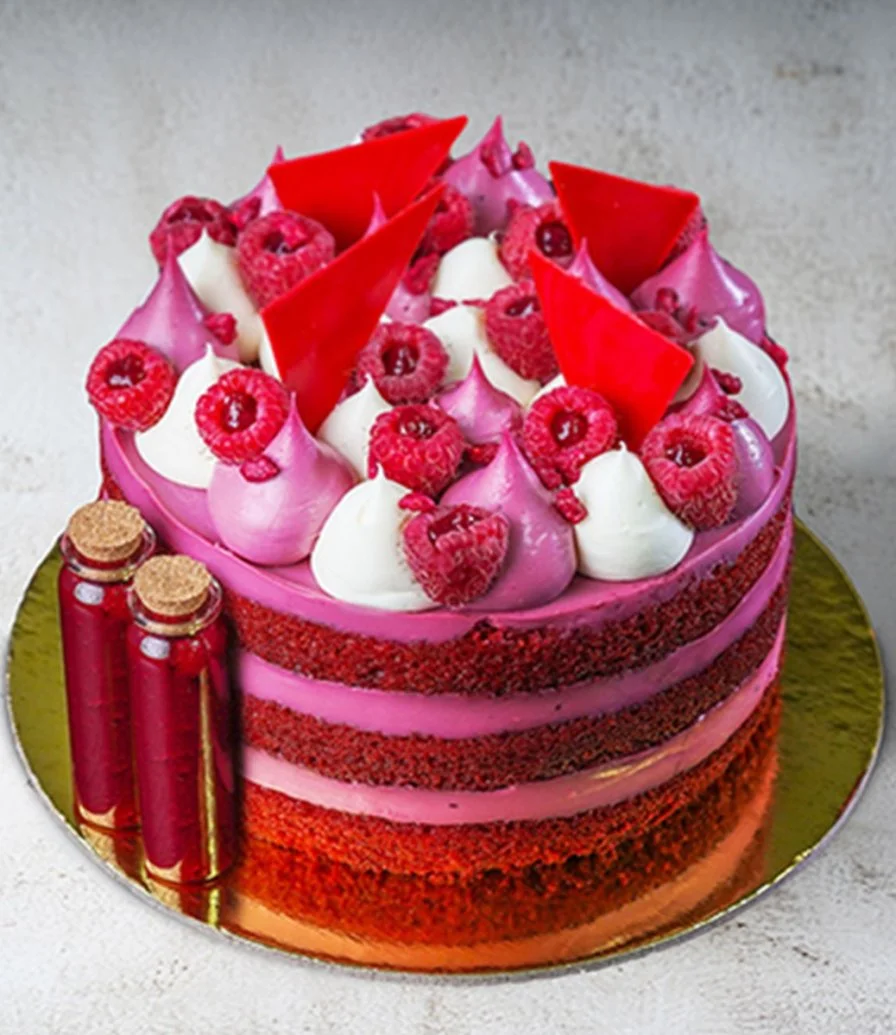 Raspberry Summer Cake by Bloomsbury's