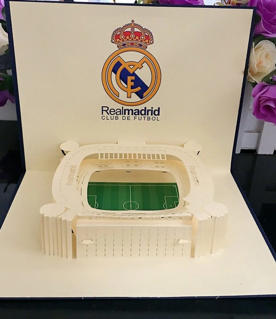 Real Madrid 3D Greeting Card