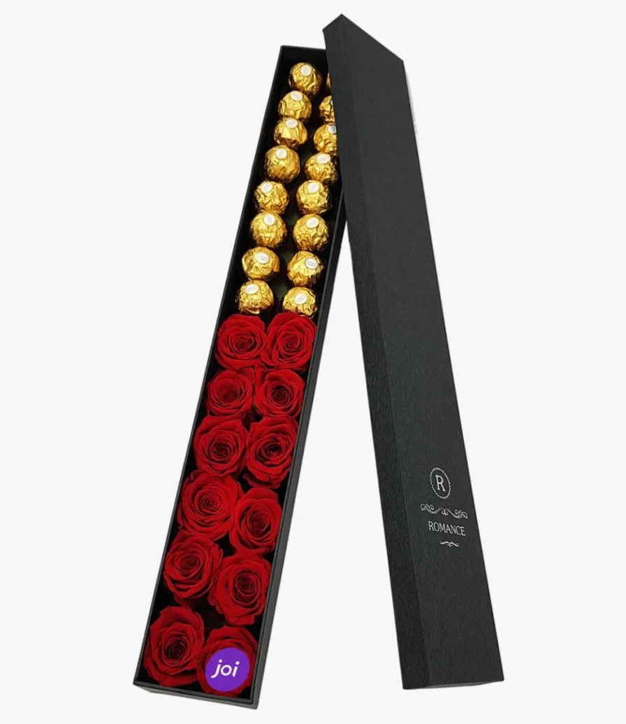 Real Romance Flower & Chocolate Box