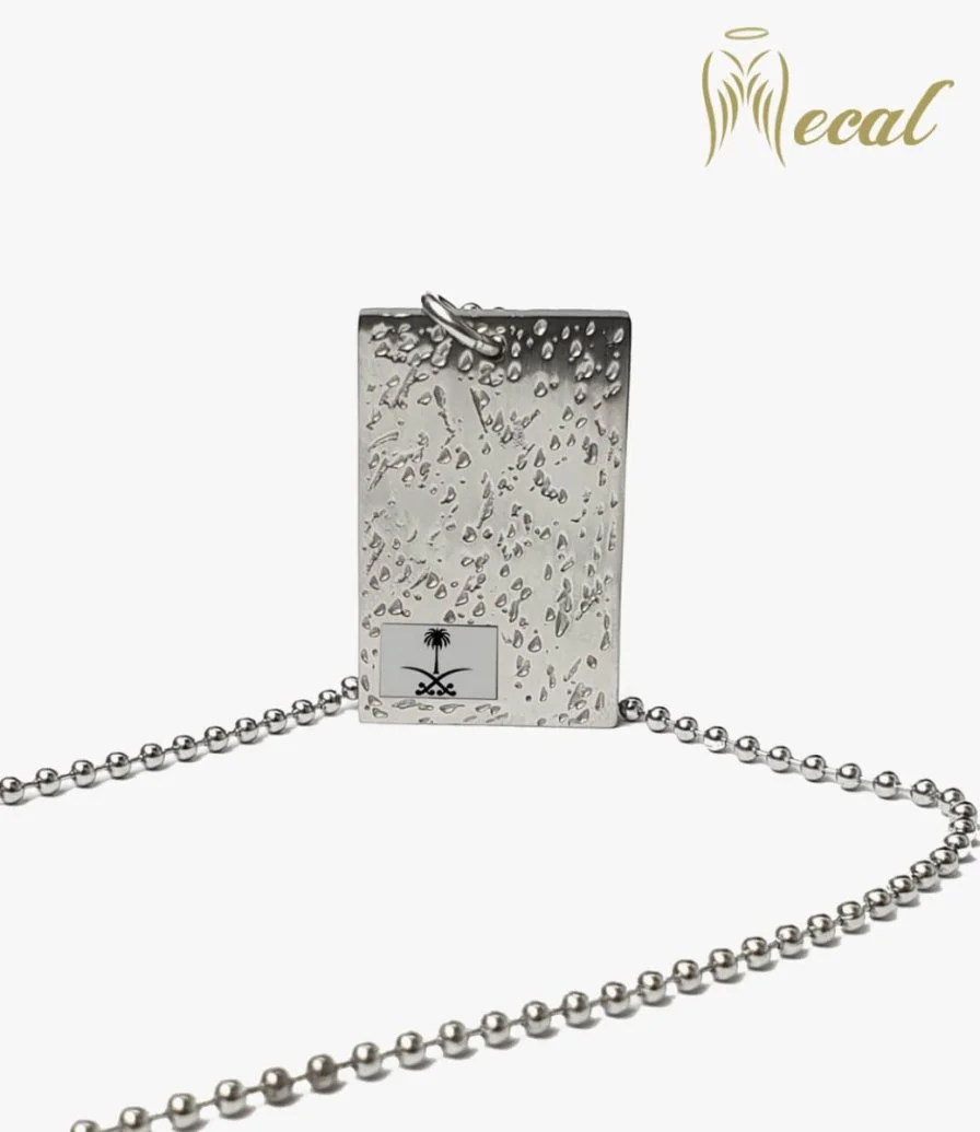 Rectangle Army Necklace