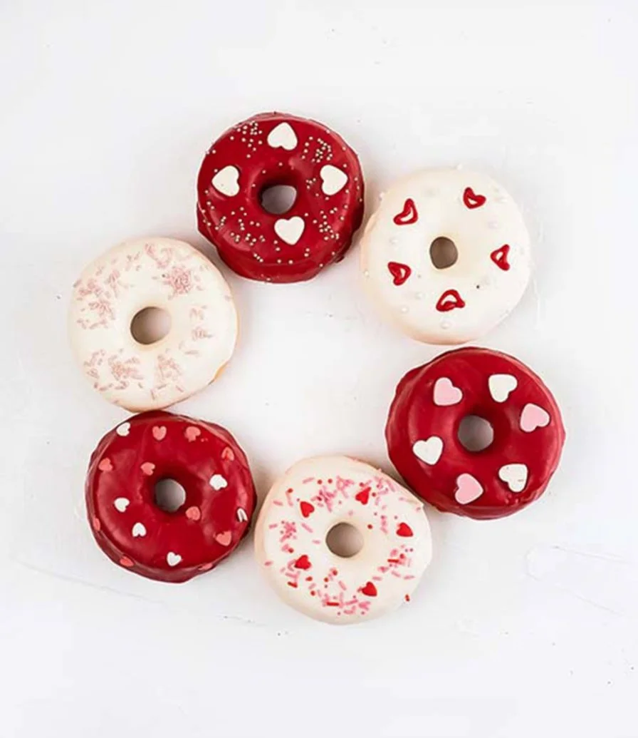Red and White Donuts by NJD