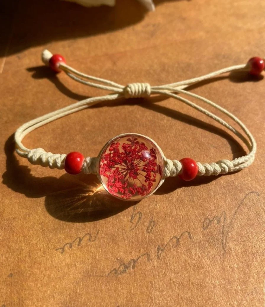 Red Bracelet by La Flor 