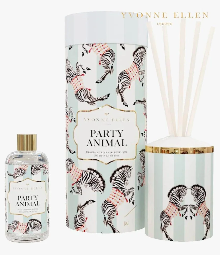 Reed Diffuser 200ml Party Animal By Yvonne Ellen