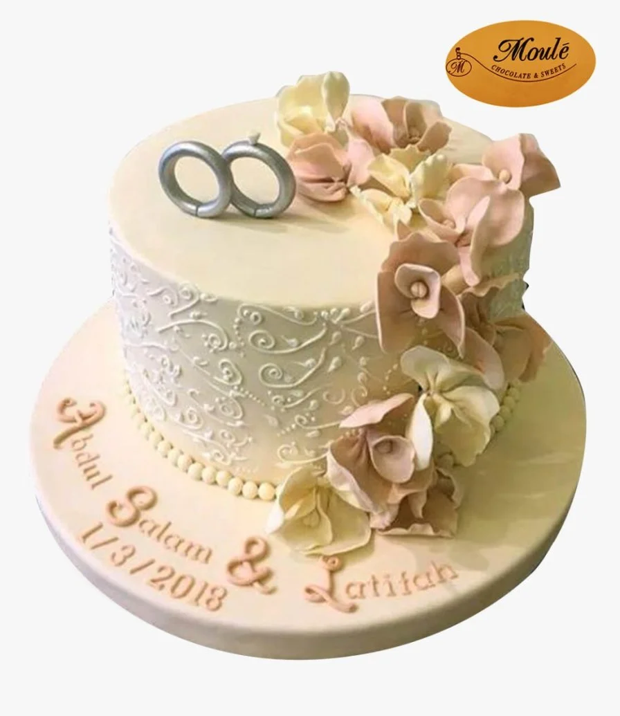 Engagement Rings Cake by Moule Cakes