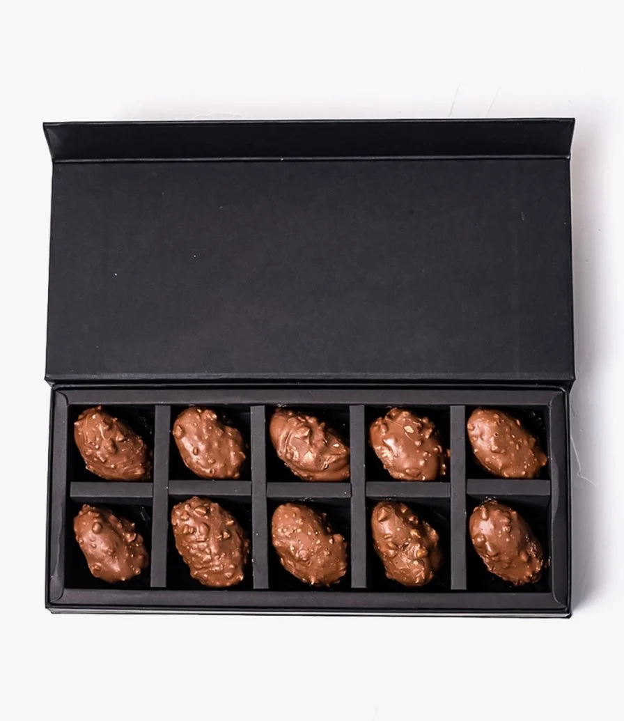 Roasted Nuts Chocolate Coated Dates by NJD