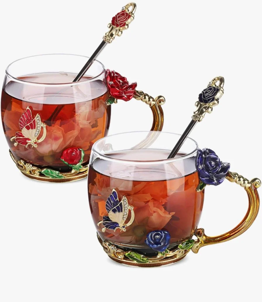 Rose and Butterfly Cup 2 by De’longhi