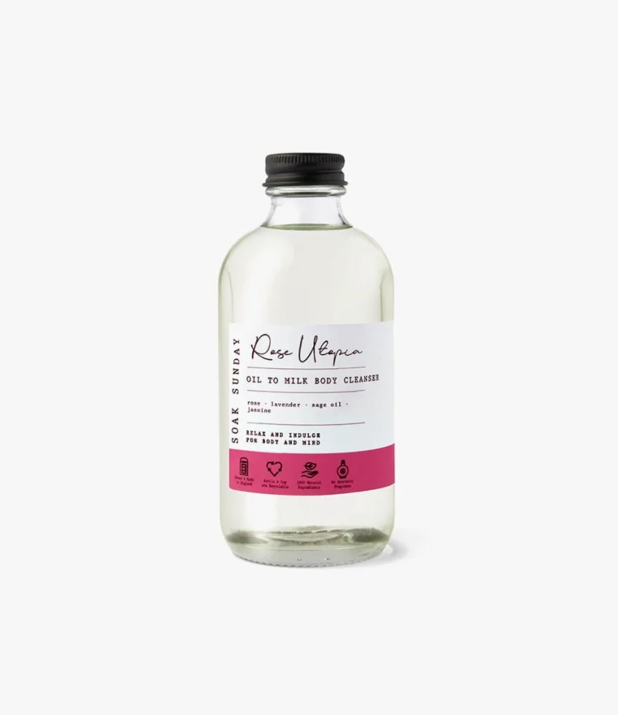Rose Utopia Oil to Milk Body Cleanser 250ml